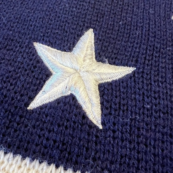 Vintage Unbranded Americana Red/White/Blue Wool Embroidered Stars UNISEX - Picture 6 of 8